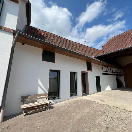 Restaurierter Altbau Mit Privatem Innenhof & Parkplatz Grossfischlingen Exterior photo